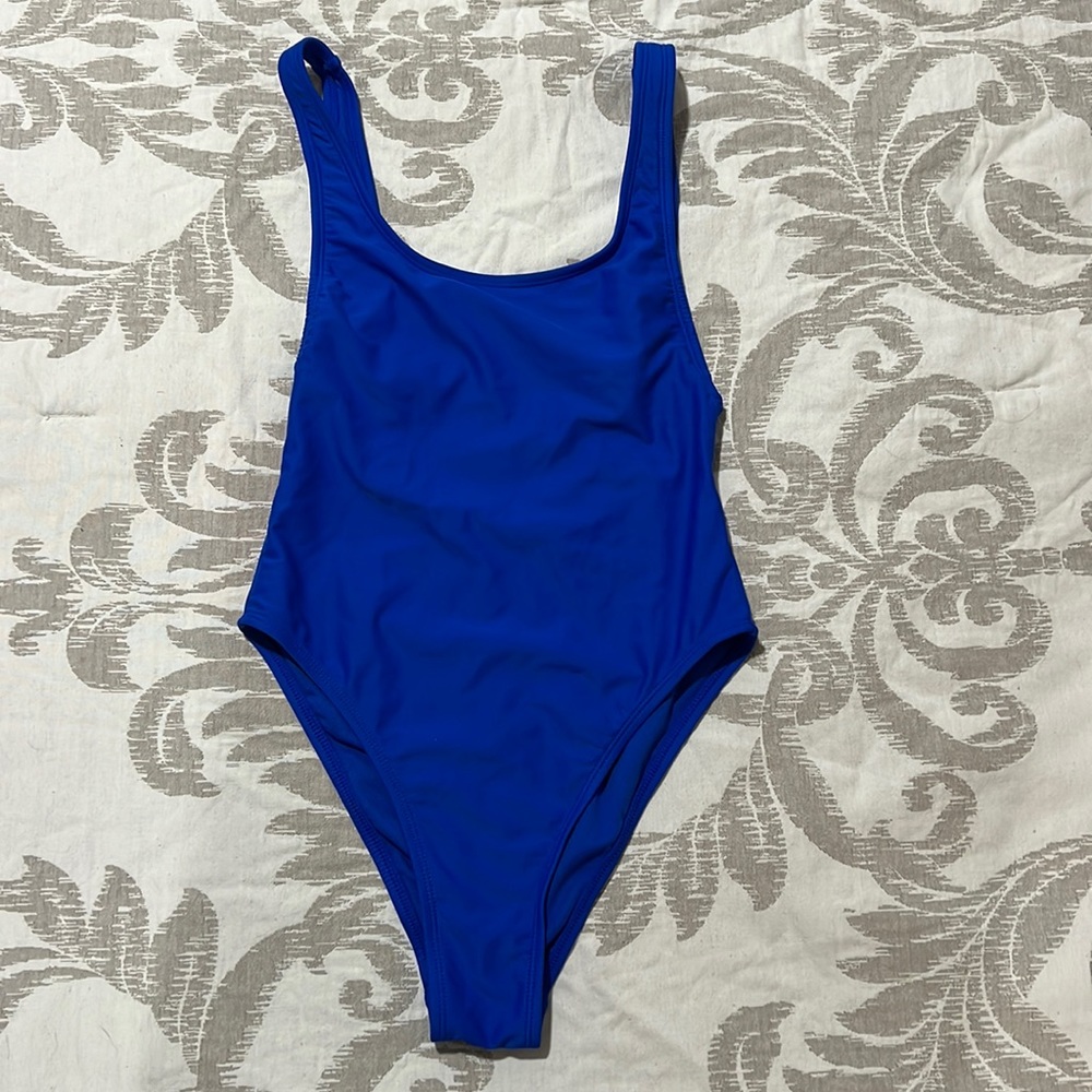 Royal blue one piece